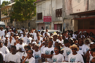 La solidarité des Mornaliens et des Guadeloupéens avec la famille de Cédric Nanette 