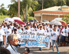 Une foule décidée à faire reculer la violence en Guadeloupe