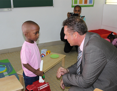 visite du Recteur à l’Ecole Jeanne Benin