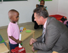 visite du Recteur à l’Ecole Jeanne Benin