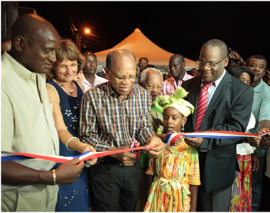 Inauguration du marche aux Vivres de Morne-à-l’Eau