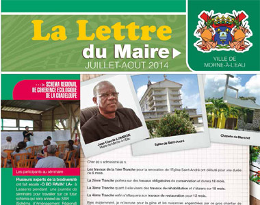 lettre du maire juillet août 2014