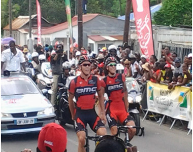  7ème étape du Tour Cycliste entre les Abymes et les Abymes