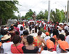 Moment de rassemblement et de recueillement sur la Stèle de Delgrès à Richeval