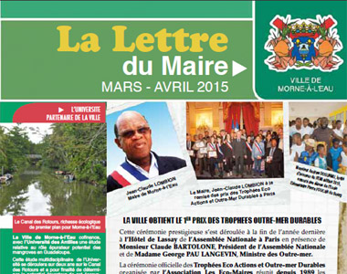  Lettre du Maire du mois de Mars - Avril 2015