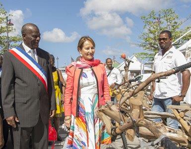 Ségolène Royal à Morne-à-l’Eau