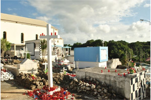 Le cimetière de Vieux-Bourg, deuxième cimetière communal.