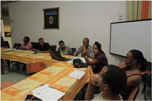 1ère réunion de concertation avec les commerçants à l’Hôtel de Ville