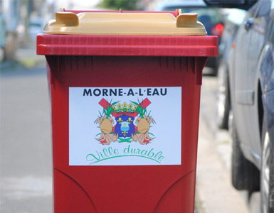 poubelles morne-à-l'eau