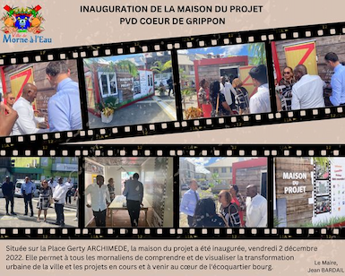 Inauguration de la maison du projet PVD COEUR DE GRIPPON