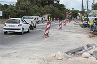 Les travaux de la Région au carrefour de Faustin Fléret