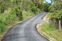 La route communale de Gros-Morne